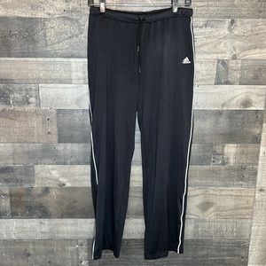 Black and White adidas Sweat Pants